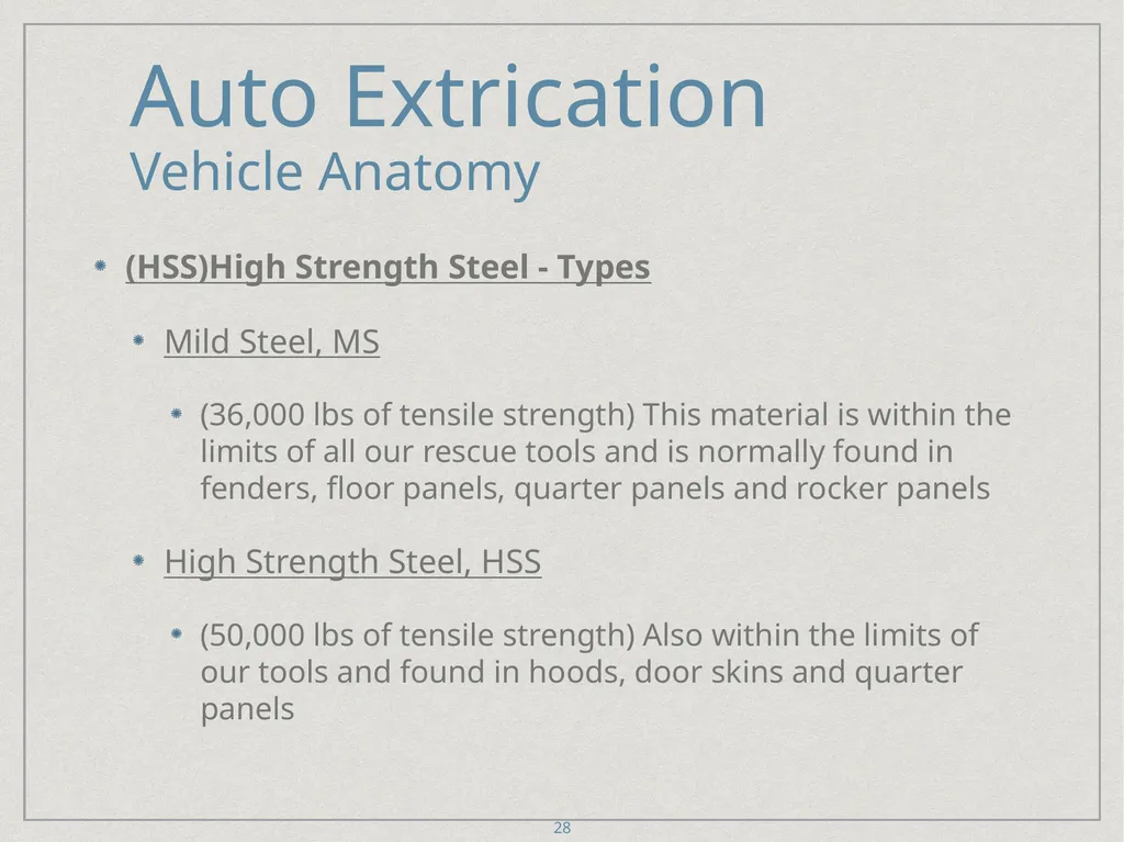 Auto Extrication FFDSD ACADEMY ORIENTATION 16 1 - slide 28 of 122