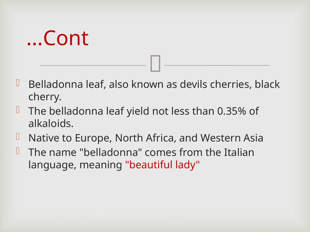 Tropane alkaloids LAB.3 Pharmacognosy 3rd Class, - slide 8 of 18