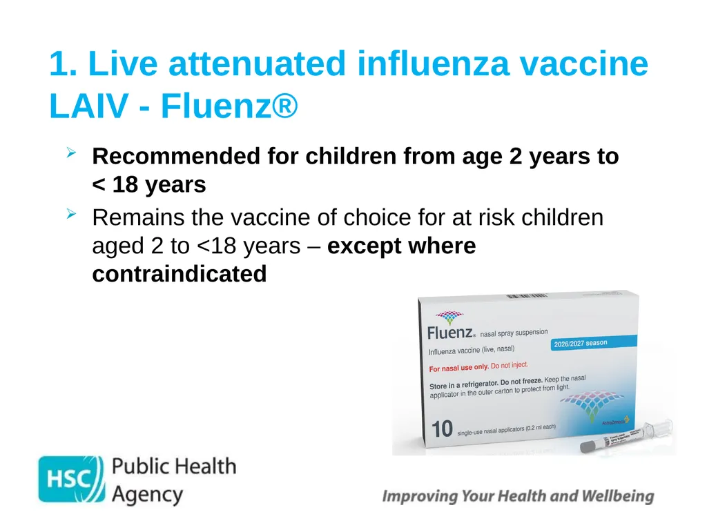 Childhood Influenza (flu) Immunisation Programme - slide 30 of 57