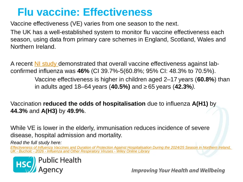 Childhood Influenza (flu) Immunisation Programme - slide 18 of 57
