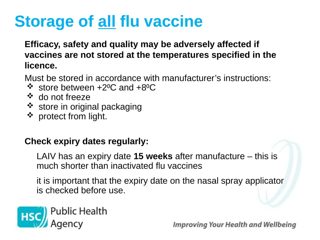 Childhood Influenza (flu) Immunisation Programme - slide 38 of 57