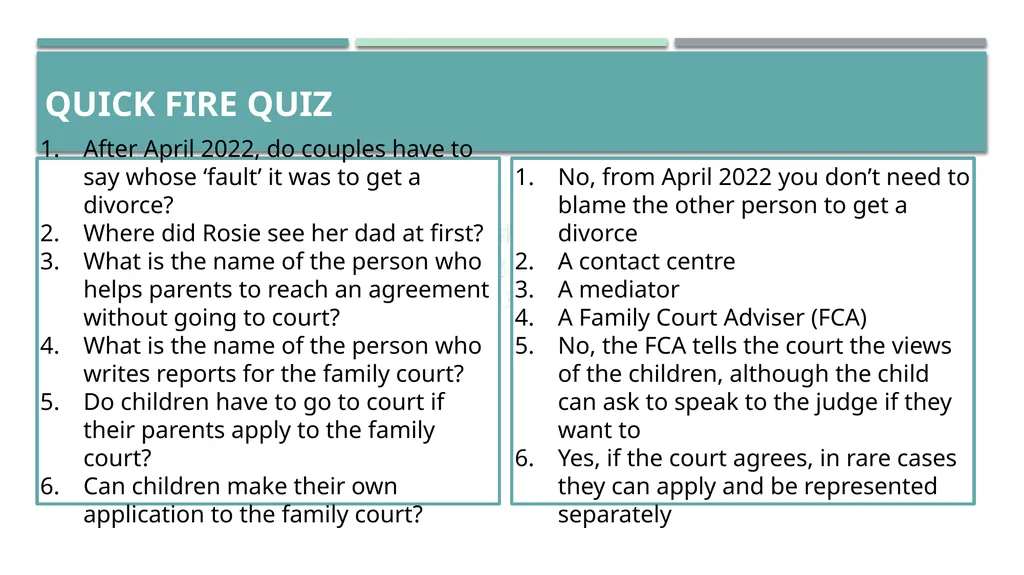 Rosie’s story: What happens if families change? - slide 21 of 24