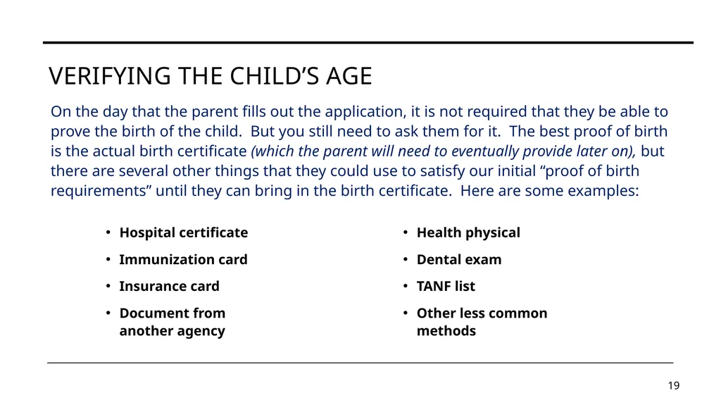 ERSEA Training 2025-26 Location: Mountain Arts - slide 19 of 120