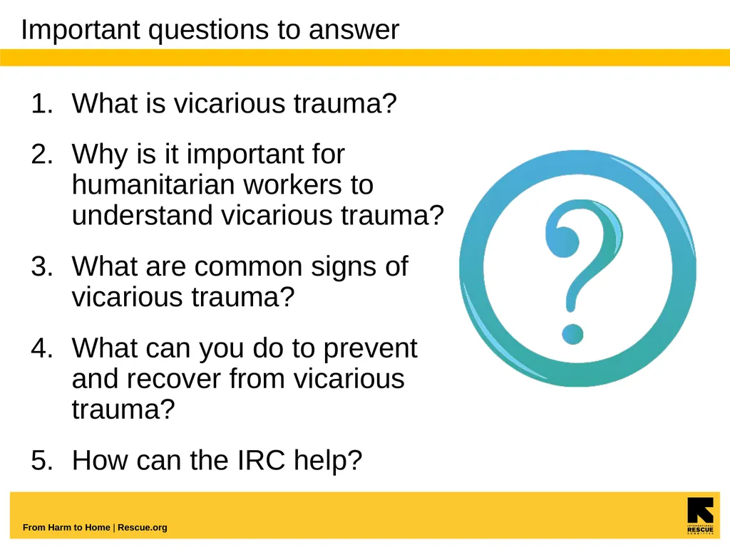 Understanding And Coping With Vicarious Trauma - slide 2 of 27