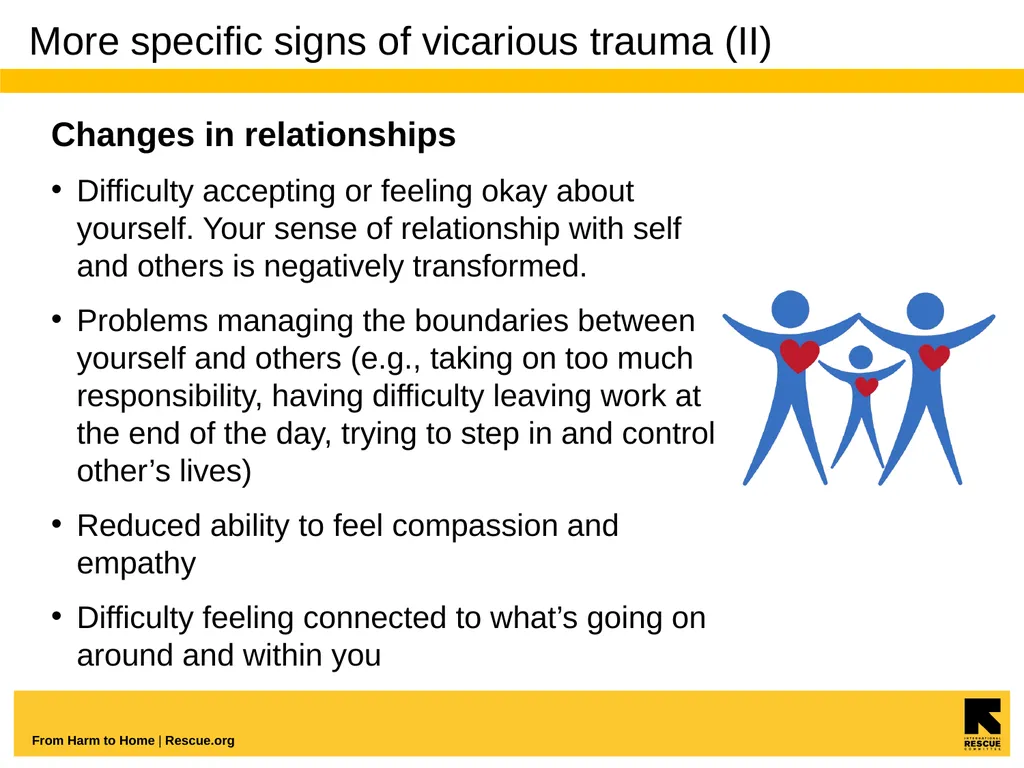 Understanding And Coping With Vicarious Trauma - slide 15 of 27