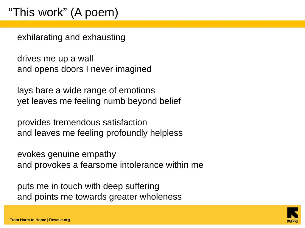 Understanding And Coping With Vicarious Trauma - slide 9 of 27