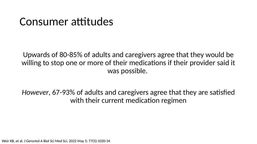 Having the Deprescribing Discussion: Empowering - slide 5 of 34