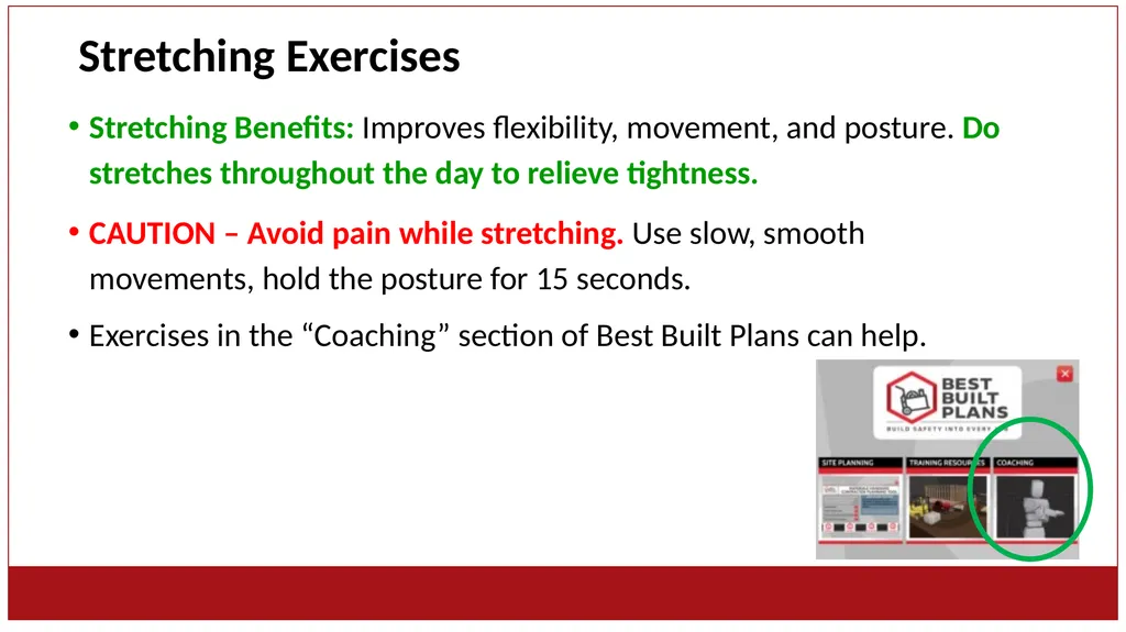 Ergonomics Basics Reducing the Risks for Soft - slide 7 of 11