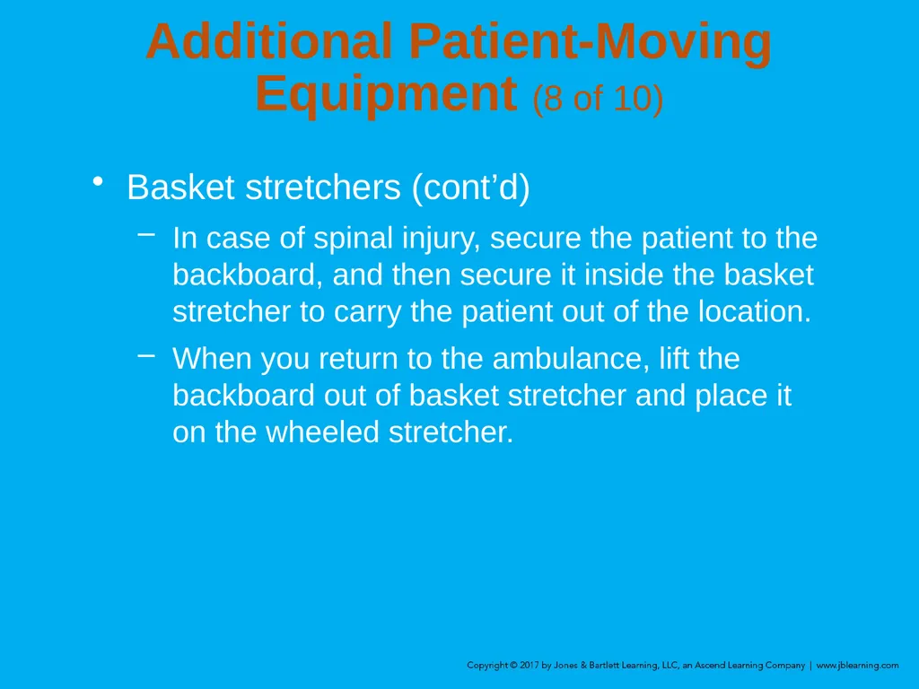 Chapter 8 Lifting and Moving Patients Introduction - slide 45 of 91