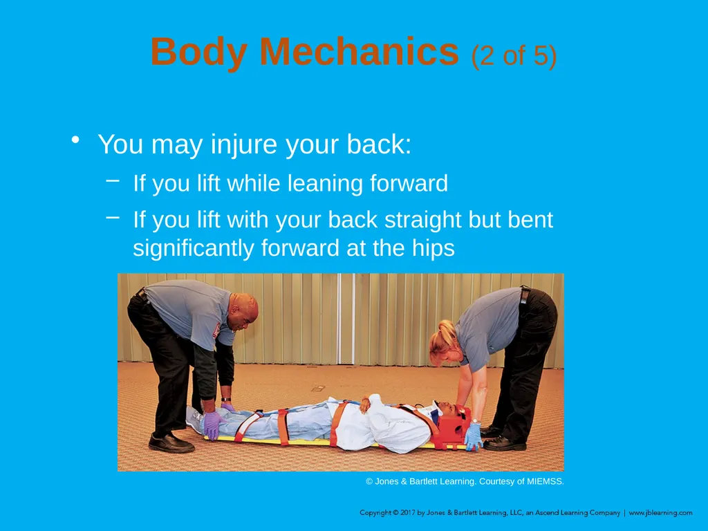Chapter 8 Lifting and Moving Patients Introduction - slide 8 of 91
