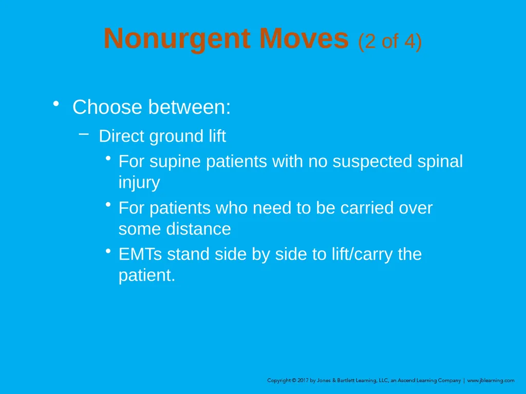 Chapter 8 Lifting and Moving Patients Introduction - slide 32 of 91