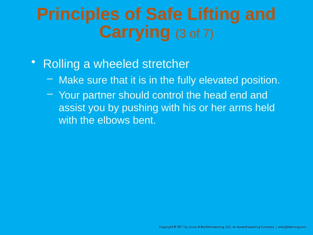 Chapter 8 Lifting and Moving Patients Introduction - slide 19 of 91