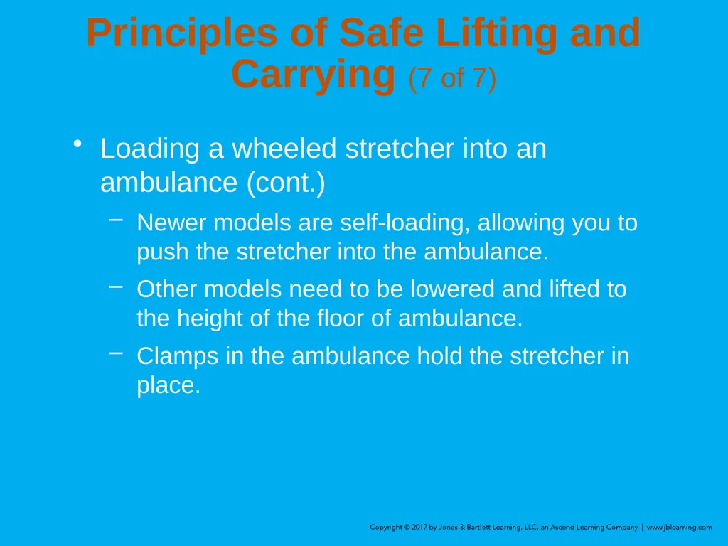 Chapter 8 Lifting and Moving Patients Introduction - slide 23 of 91