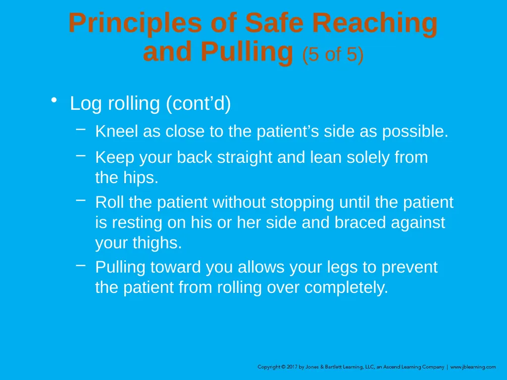 Chapter 8 Lifting and Moving Patients Introduction - slide 16 of 91