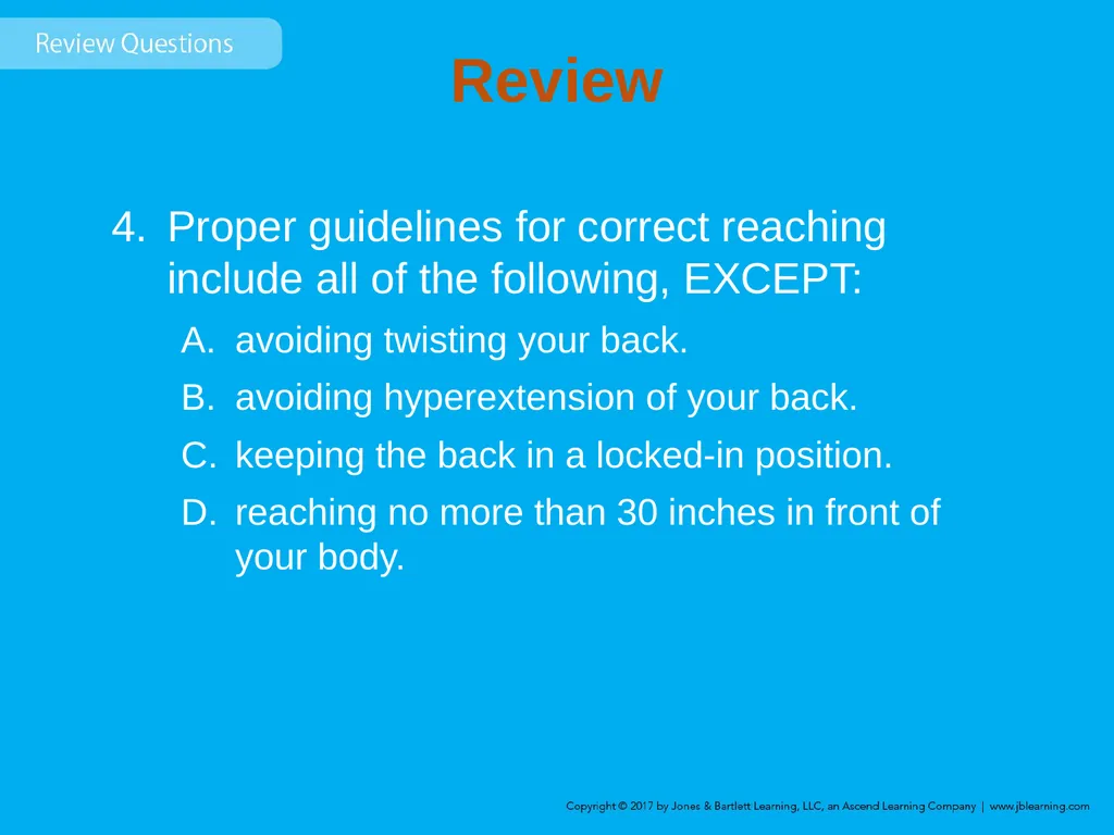 Chapter 8 Lifting and Moving Patients Introduction - slide 65 of 91