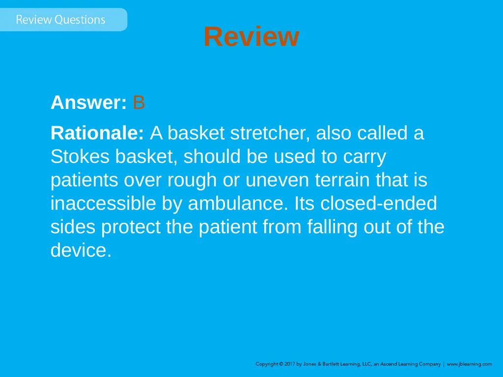Chapter 8 Lifting and Moving Patients Introduction - slide 70 of 91