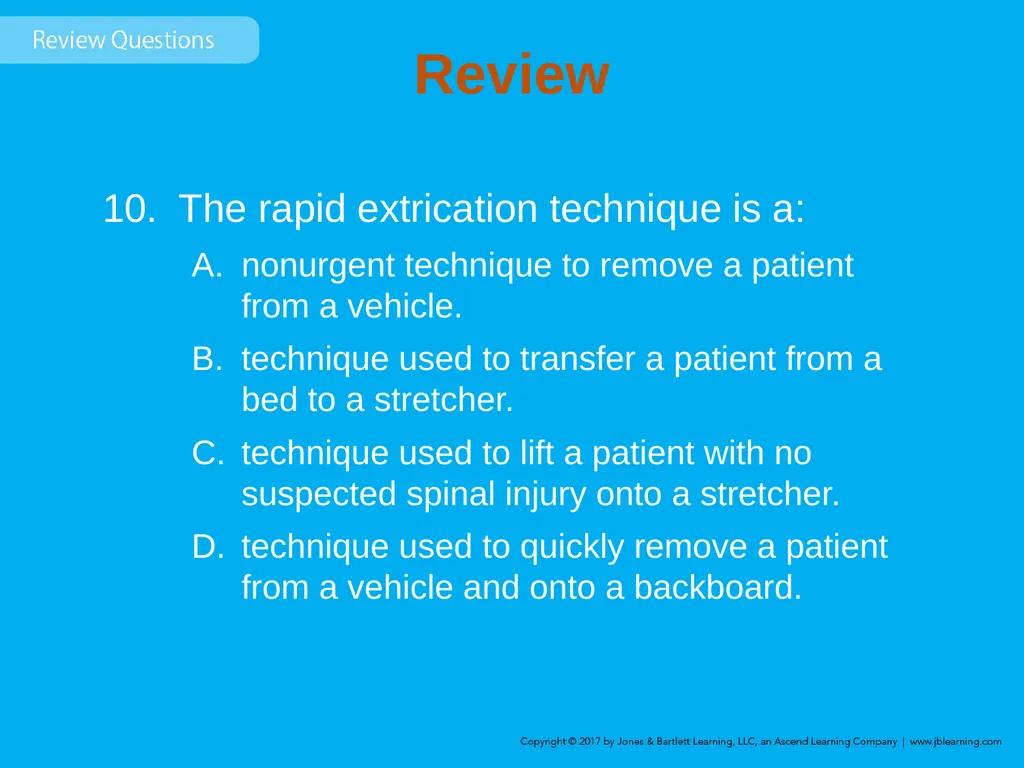 Chapter 8 Lifting and Moving Patients Introduction - slide 88 of 91