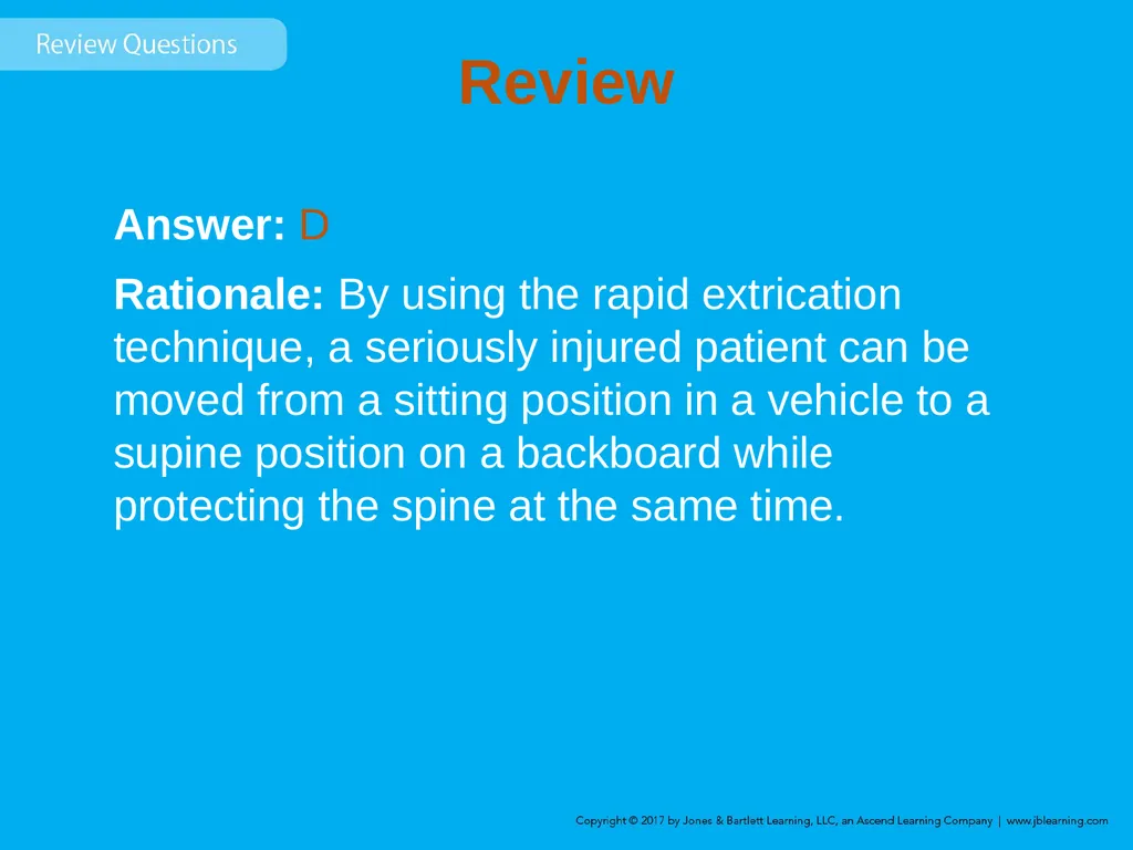 Chapter 8 Lifting and Moving Patients Introduction - slide 89 of 91