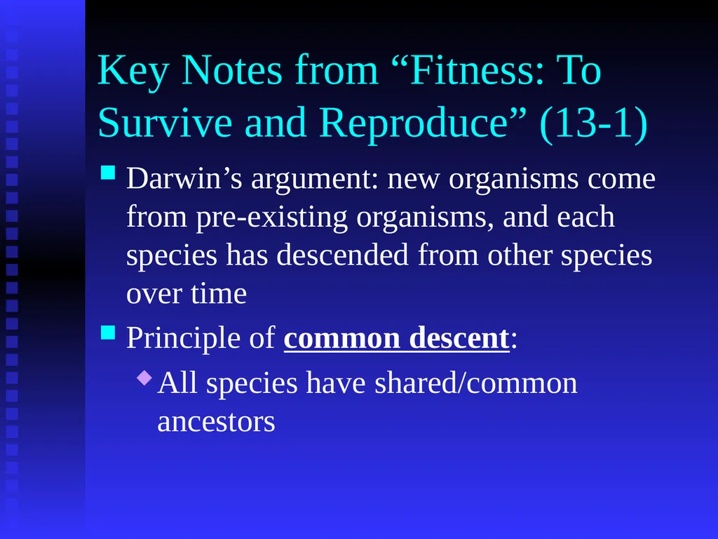 EVOLUTION Chapter 13.1 Charles Darwin Darwin’s - slide 22 of 53