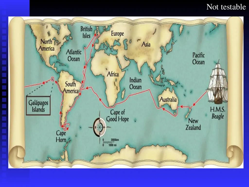 EVOLUTION Chapter 13.1 Charles Darwin Darwin’s - slide 7 of 53