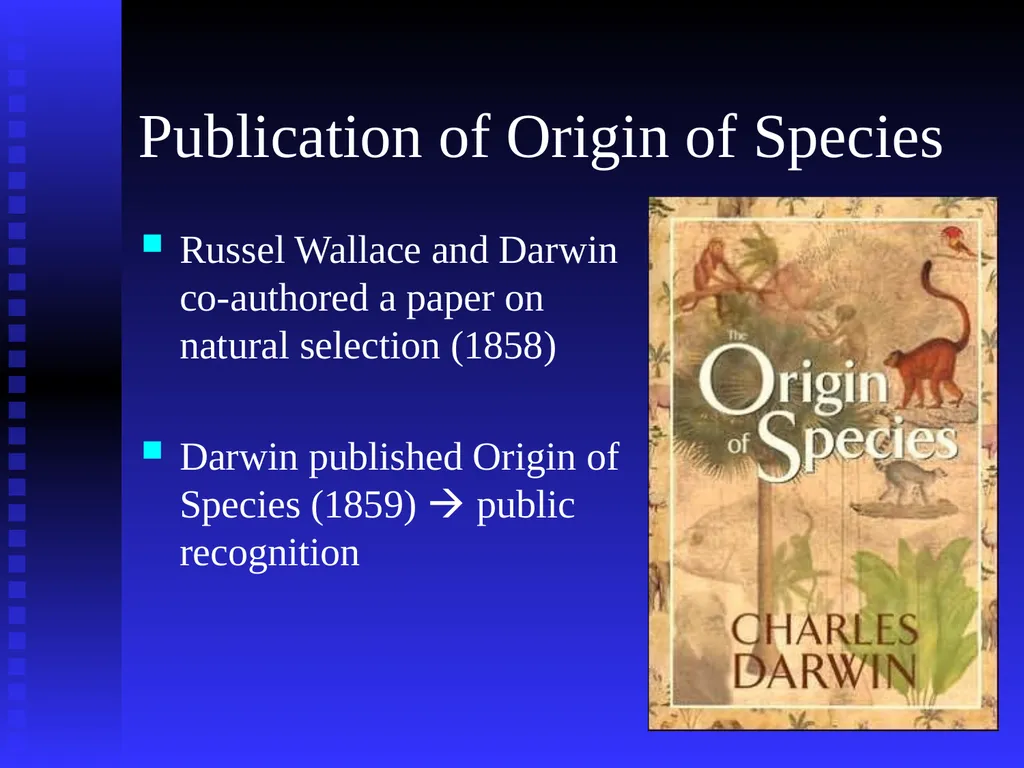 EVOLUTION Chapter 13.1 Charles Darwin Darwin’s - slide 37 of 53