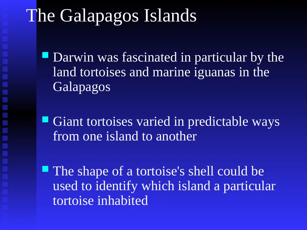 EVOLUTION Chapter 13.1 Charles Darwin Darwin’s - slide 15 of 53