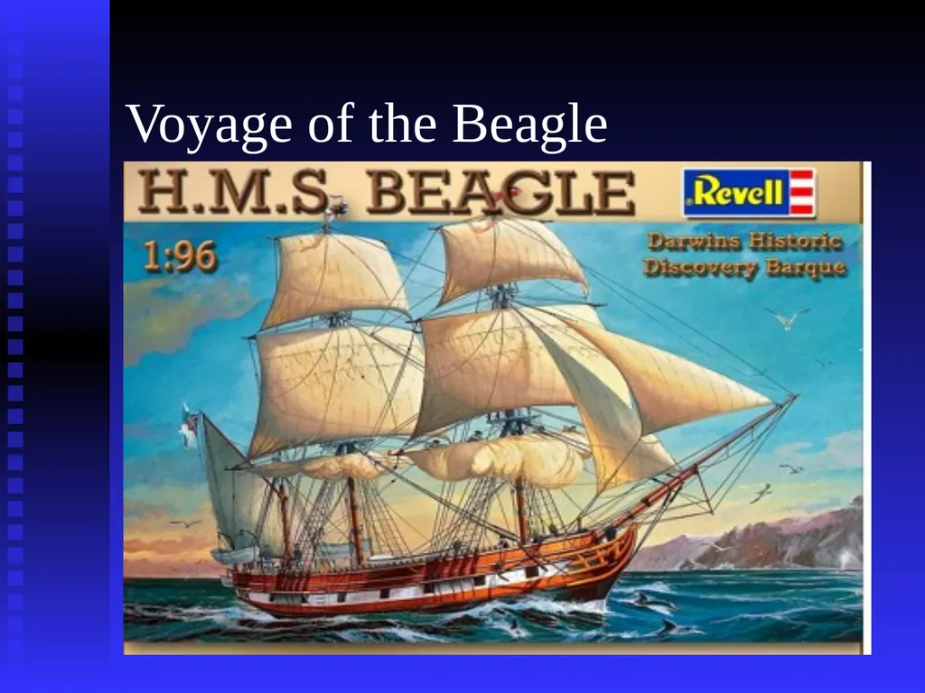 EVOLUTION Chapter 13.1 Charles Darwin Darwin’s - slide 5 of 53