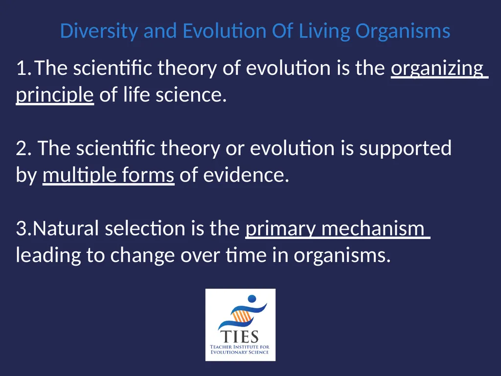 Evolution It’s a Family Affair Diversity and - slide 2 of 37