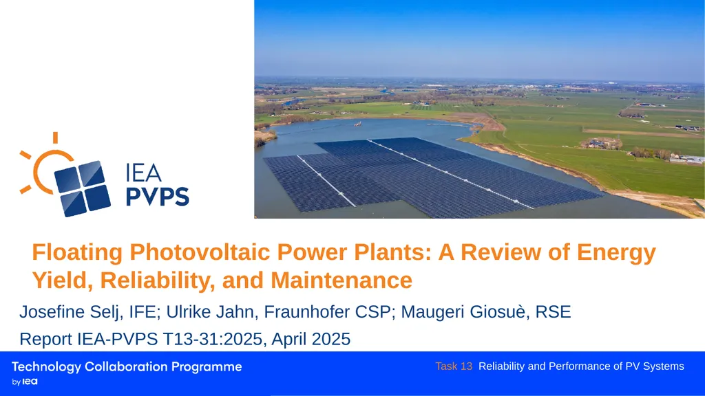 Floating Photovoltaic Power Plants: A Review of - slide 1 of 5