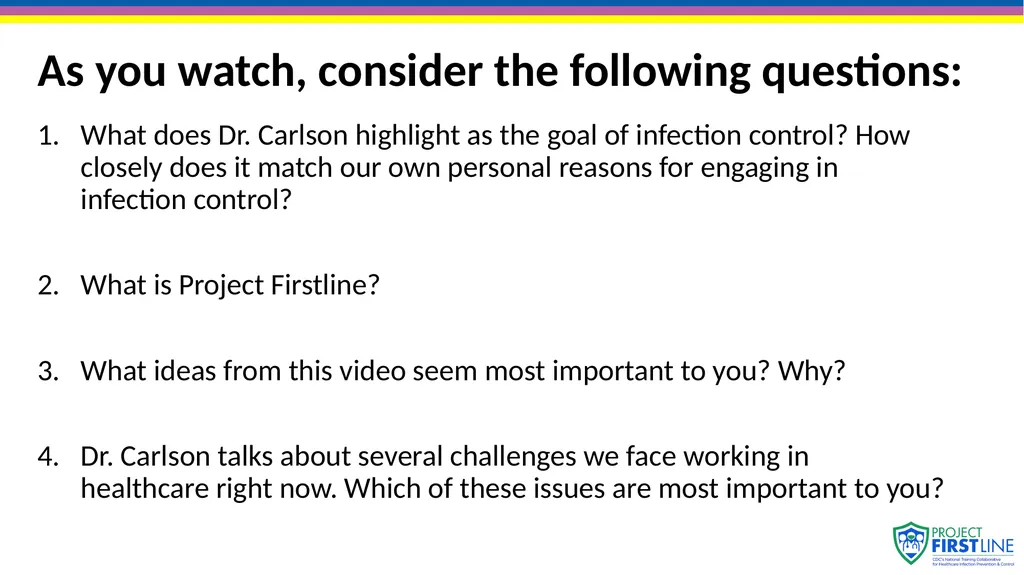 Topic 1: The Concept of Infection Control [Date of - slide 5 of 14