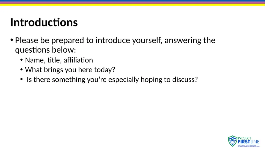 Topic 1: The Concept of Infection Control [Date of - slide 3 of 14