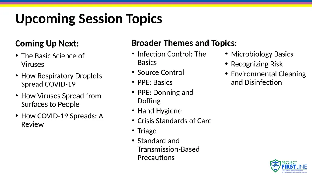 Topic 1: The Concept of Infection Control [Date of - slide 9 of 14