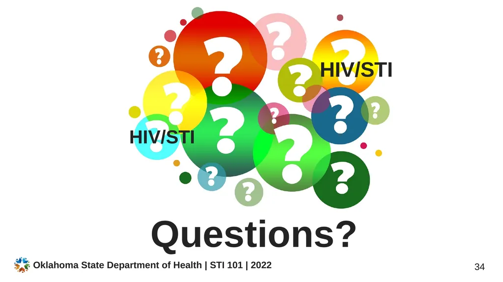 STI/STD STI/STD: True or False? You CANNOT get an - slide 34 of 34