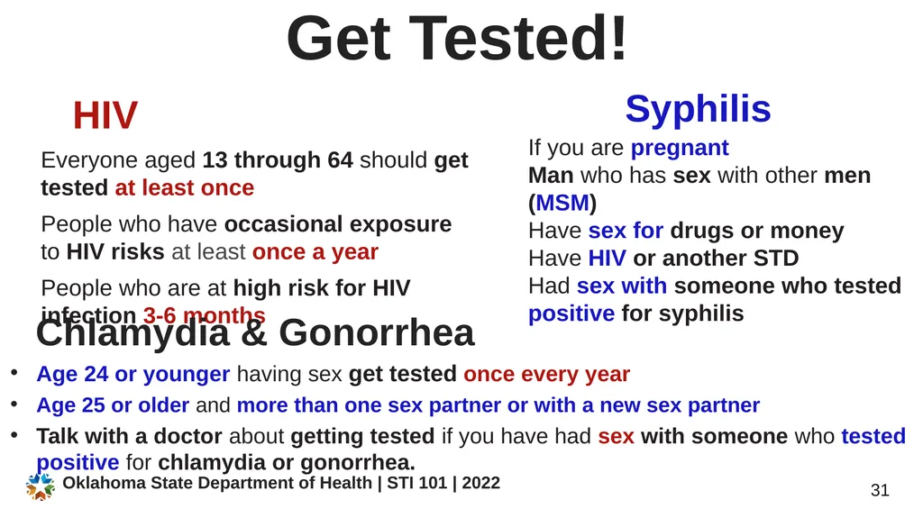 STI/STD STI/STD: True or False? You CANNOT get an - slide 31 of 34