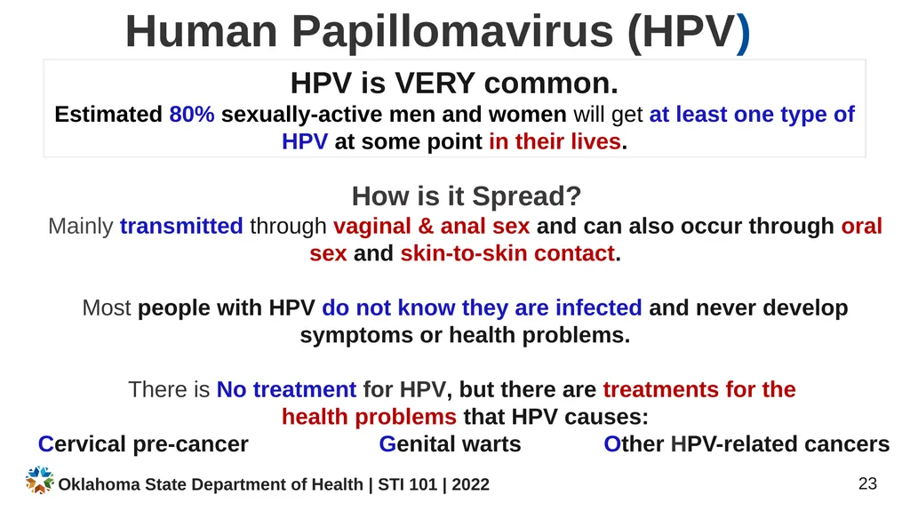 STI/STD STI/STD: True or False? You CANNOT get an - slide 23 of 34