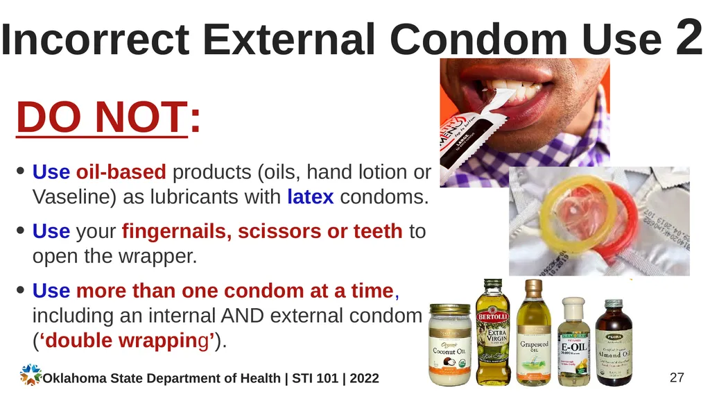 STI/STD STI/STD: True or False? You CANNOT get an - slide 27 of 34