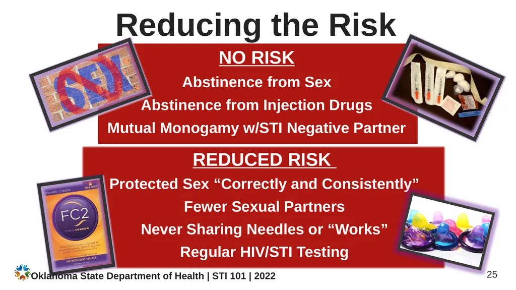 STI/STD STI/STD: True or False? You CANNOT get an - slide 25 of 34