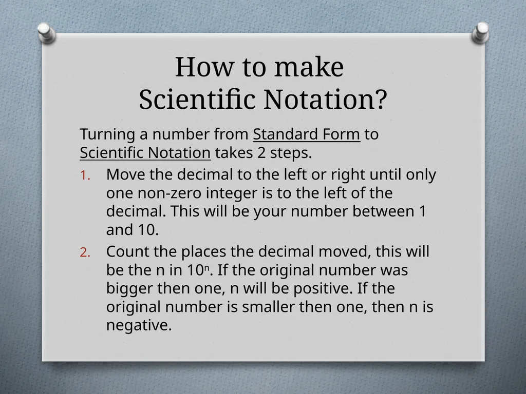 WARM UP!!! 5,783,000,000 0.0000154 1.23 x 107 2.34 - slide 4 of 19