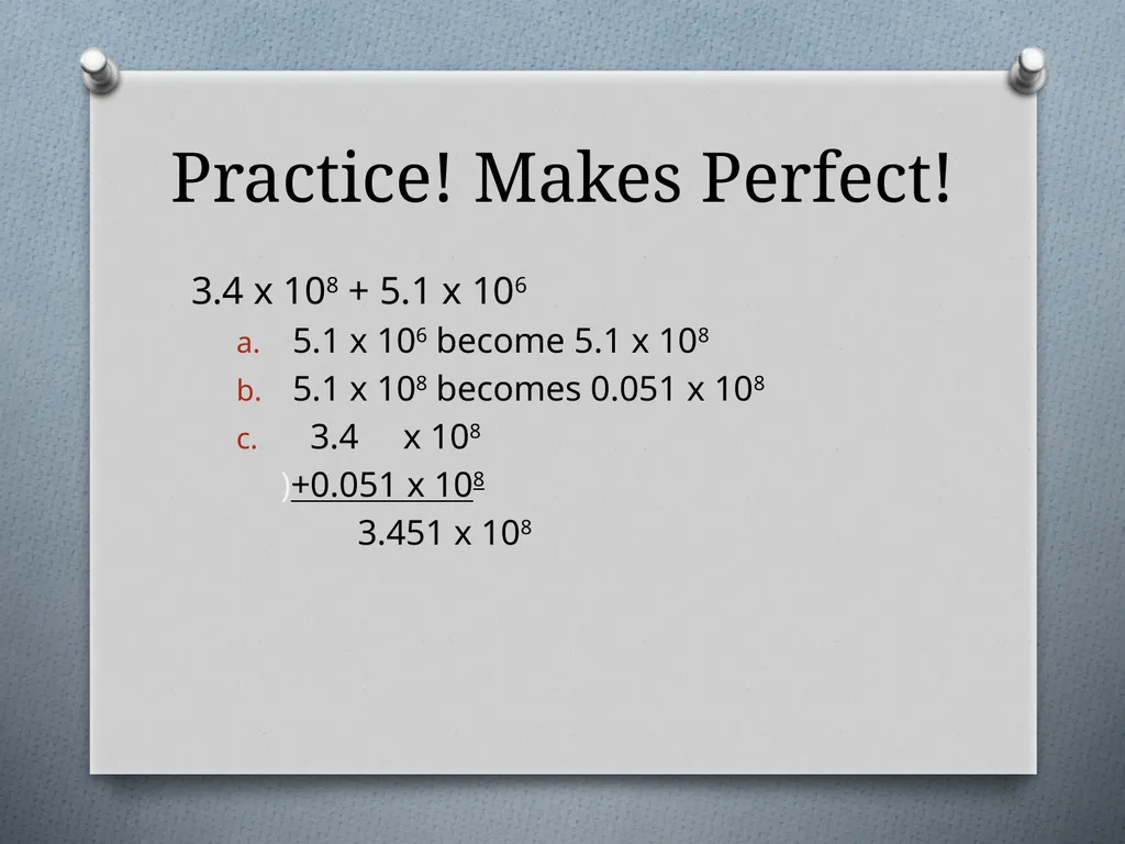 WARM UP!!! 5,783,000,000 0.0000154 1.23 x 107 2.34 - slide 14 of 19