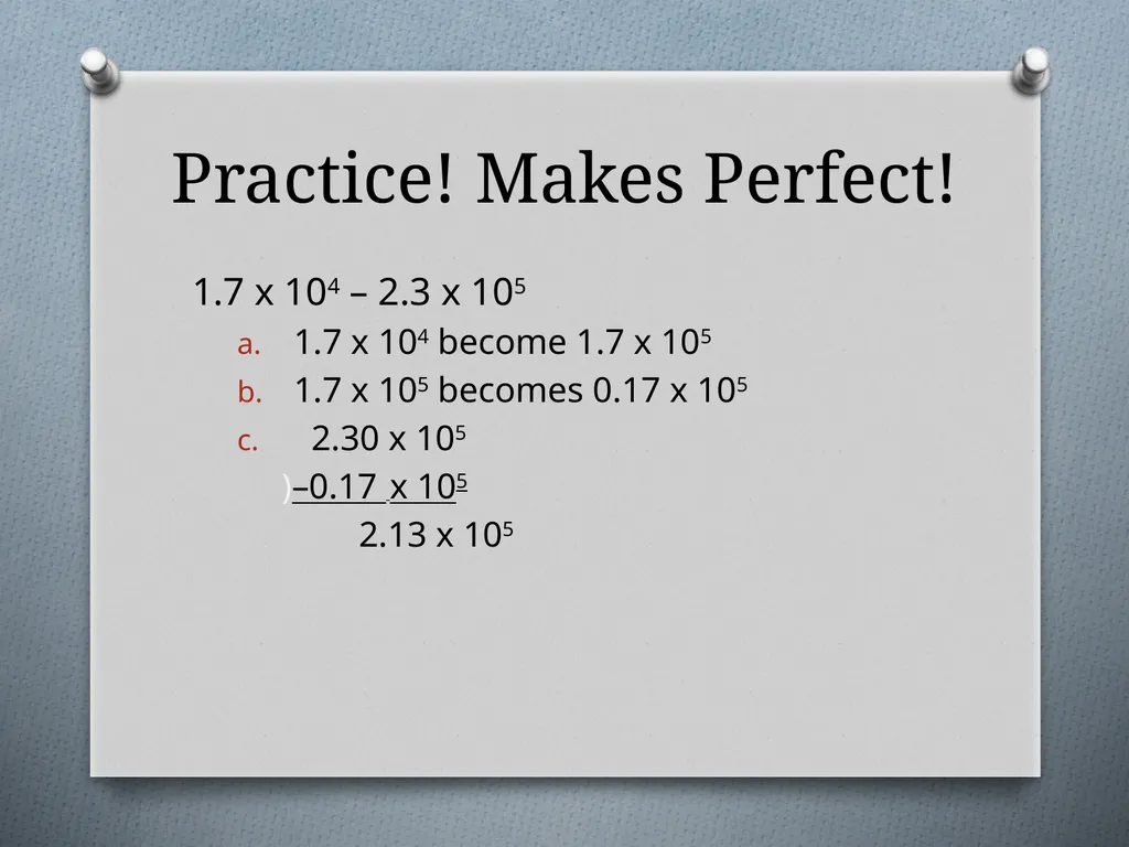 WARM UP!!! 5,783,000,000 0.0000154 1.23 x 107 2.34 - slide 15 of 19
