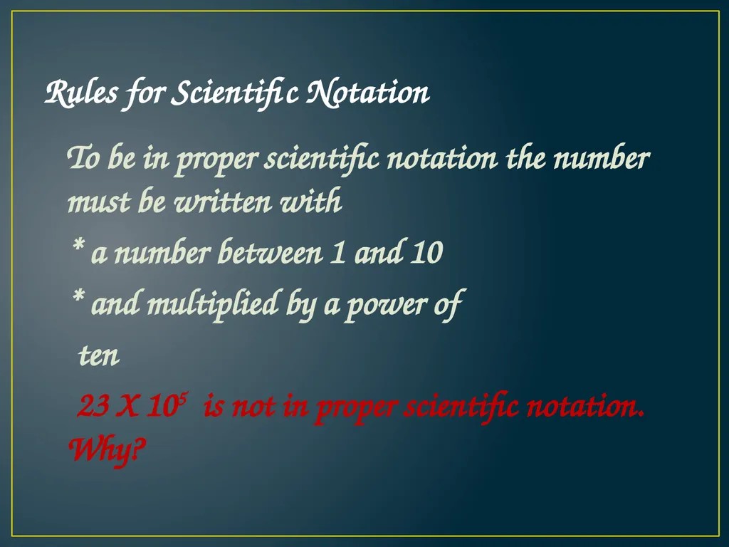 SCIENTIFIC NOTATION A QUICK WAY TO WRITE REALLY, - slide 3 of 20