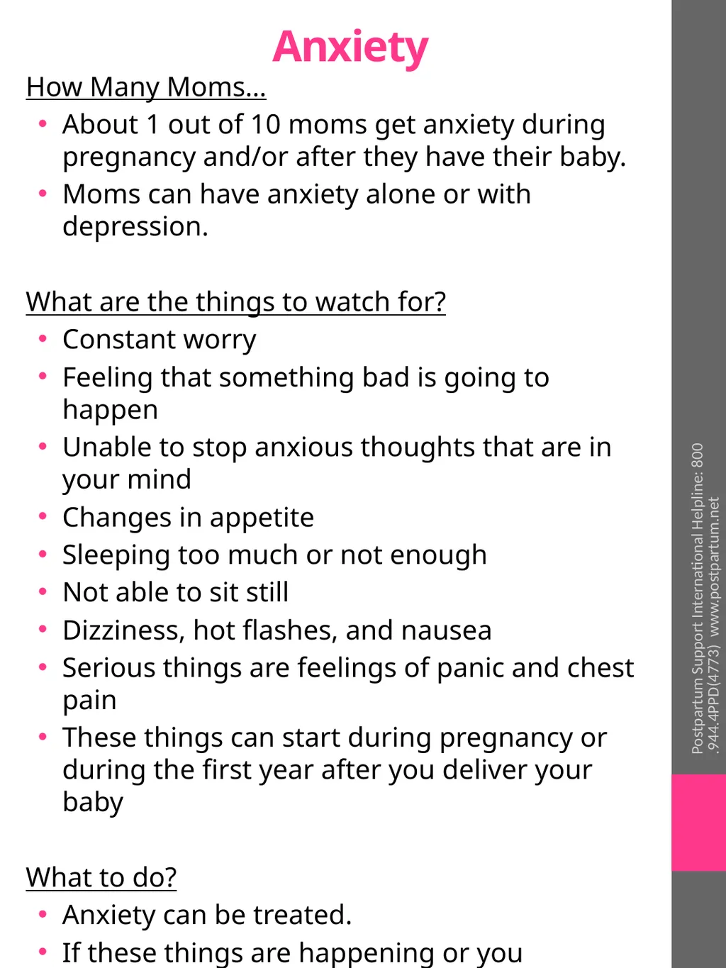 Feelings in Motherhood Pregnant and Postpartum - slide 5 of 10