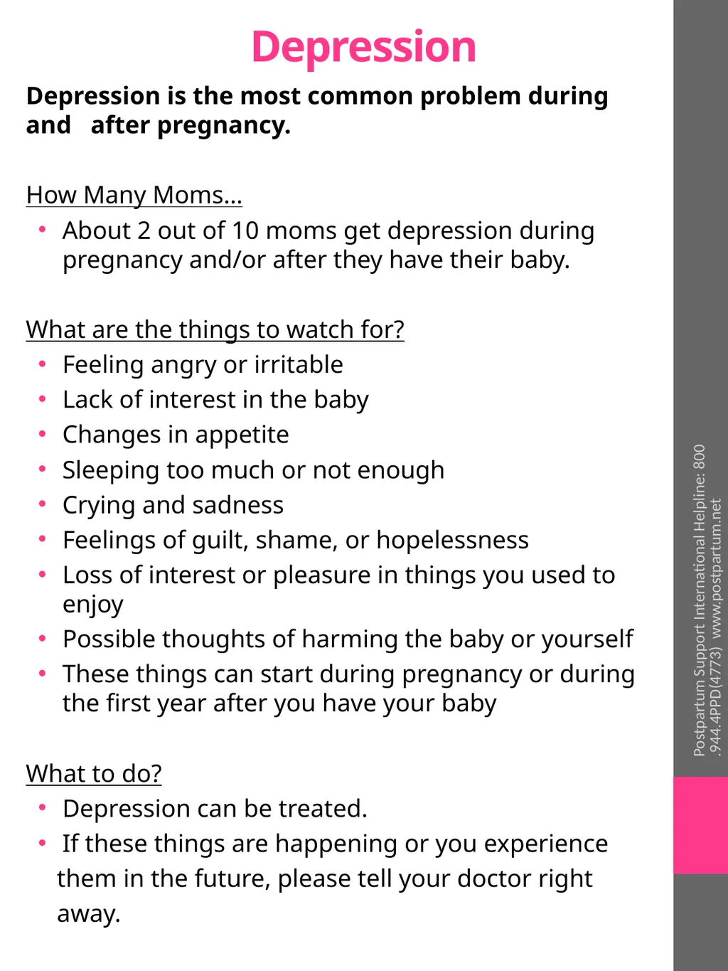 Feelings in Motherhood Pregnant and Postpartum - slide 4 of 10