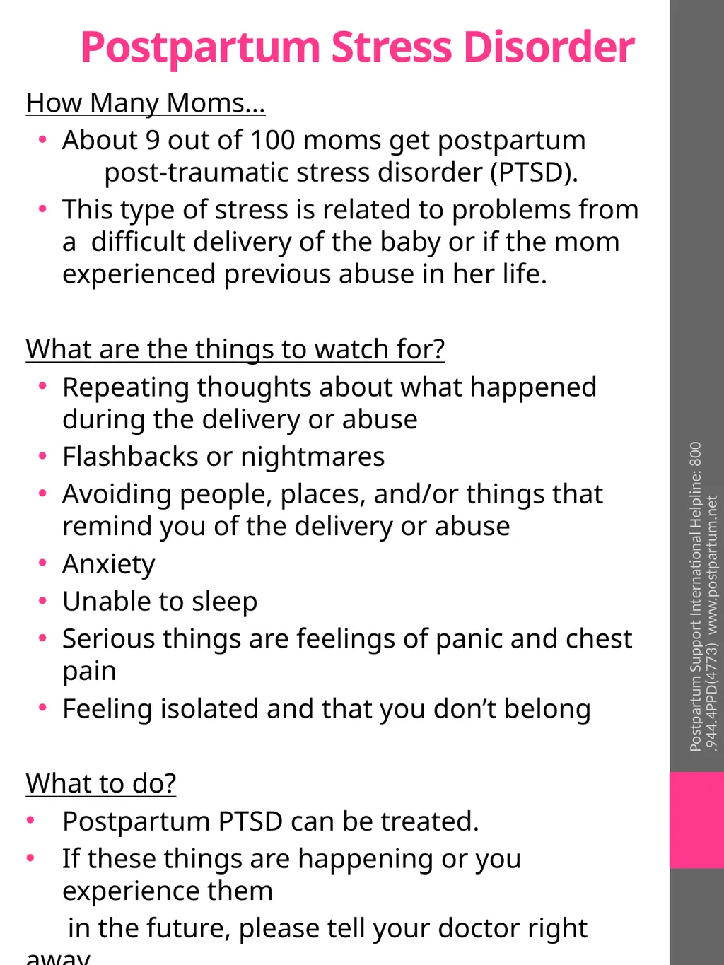 Feelings in Motherhood Pregnant and Postpartum - slide 7 of 10