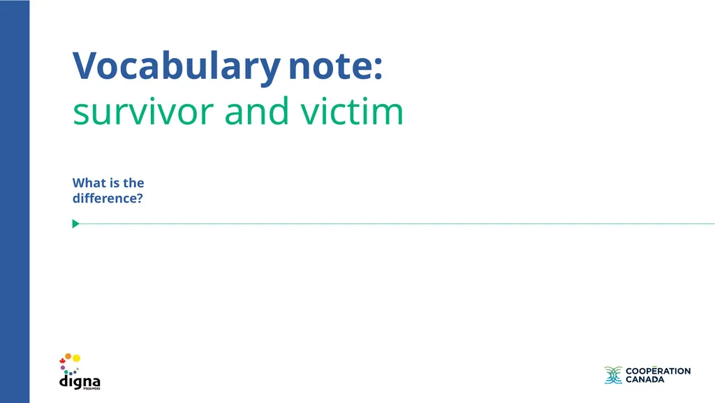 Training on prevention of sexual exploitation and - slide 25 of 39