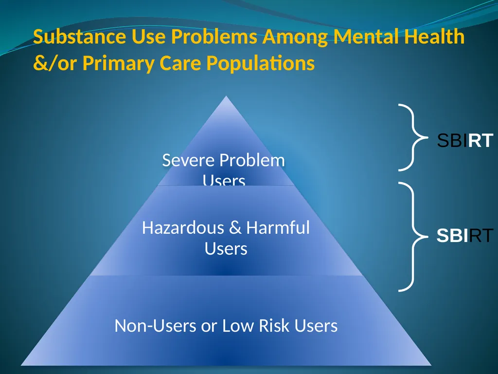 Screening, Brief Intervention & Referral to - slide 6 of 41