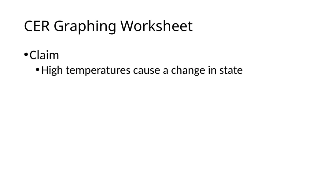 Claim, Evidence, Reasoning Practice Worksheet - slide 17 of 19