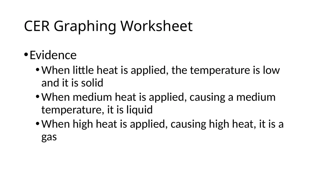 Claim, Evidence, Reasoning Practice Worksheet - slide 18 of 19