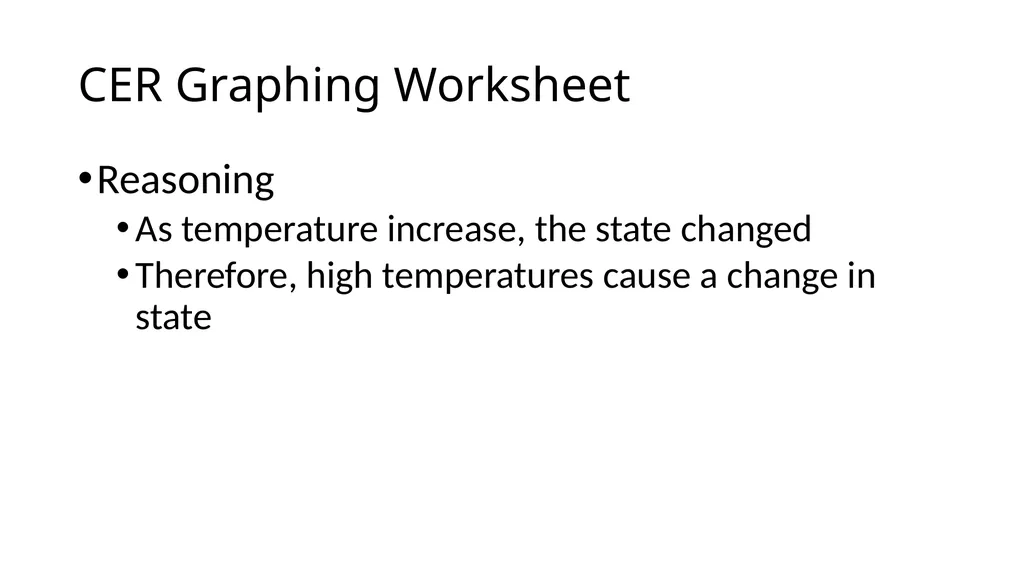 Claim, Evidence, Reasoning Practice Worksheet - slide 19 of 19
