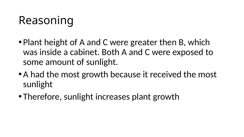 Claim, Evidence, Reasoning Practice Worksheet - slide 14 of 19